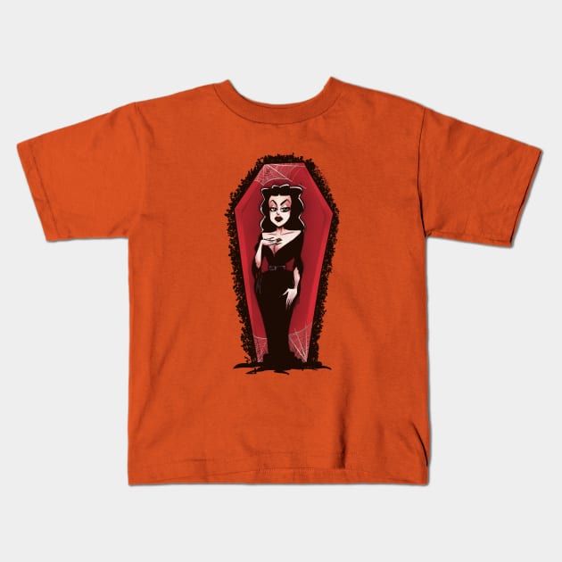 Vampira Kids T-Shirt by Albo